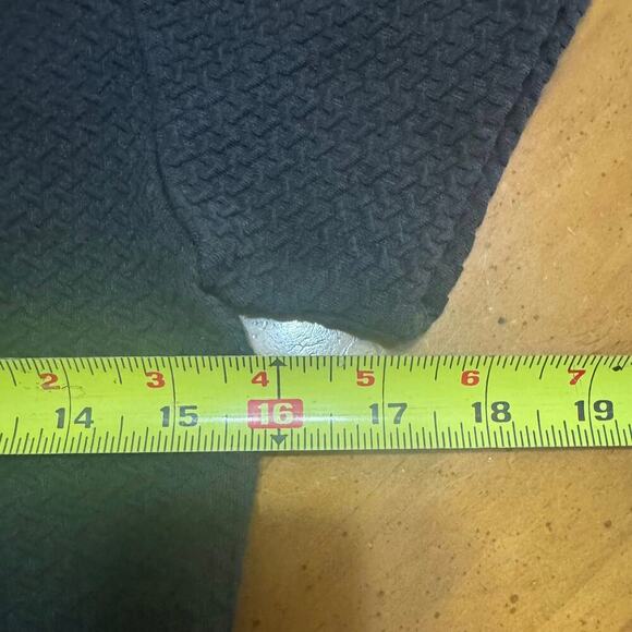 GANNI Basketweave Fit and Flare Dress In Black Size Large - Picture 10 of 10